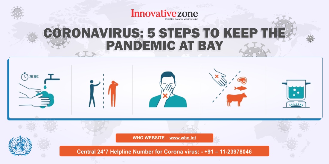 5 Steps to keep the Coronavirus Pandemic at Bay | Innovative zone
