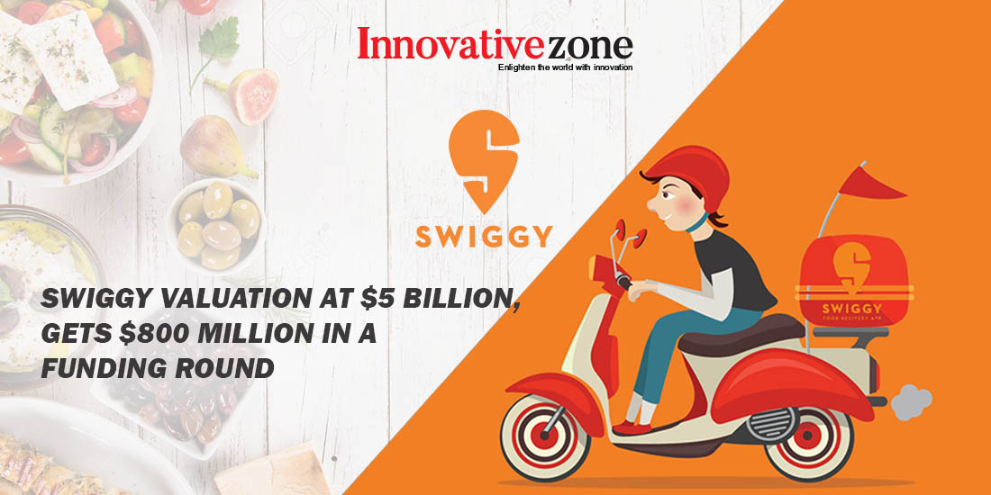 Swiggy valuation at $5 billion, gets $800 million in a funding round