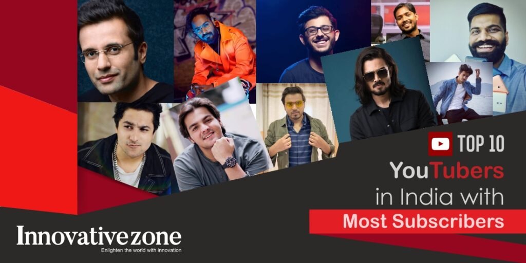 Top 10 YouTubers in India with most subscribers