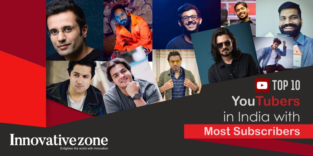 Top 10 YouTubers in India with most subscribers | IZM