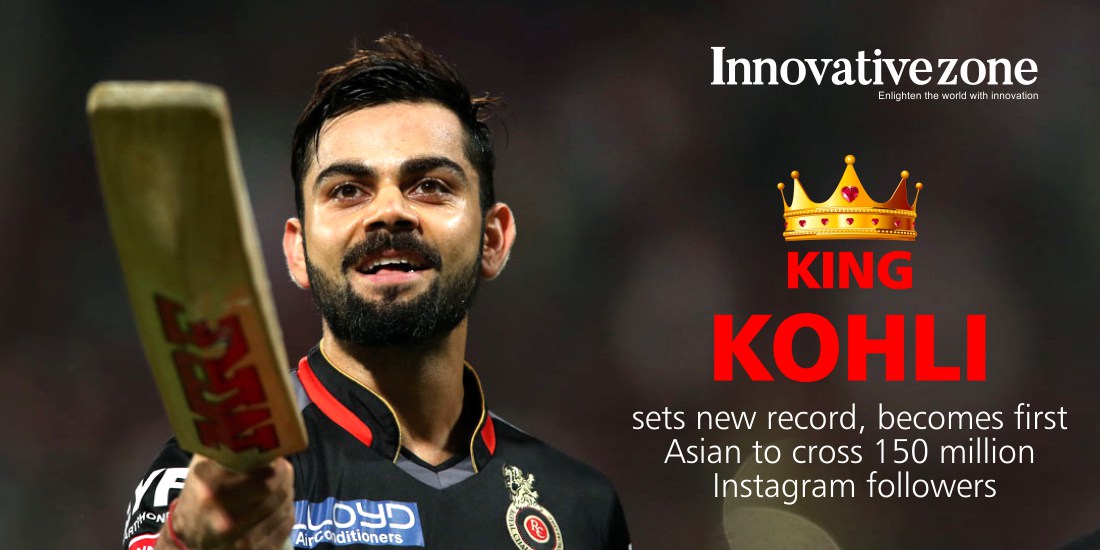 King Kohli sets new record, becomes first Asian to cross 150 million Instagram followers