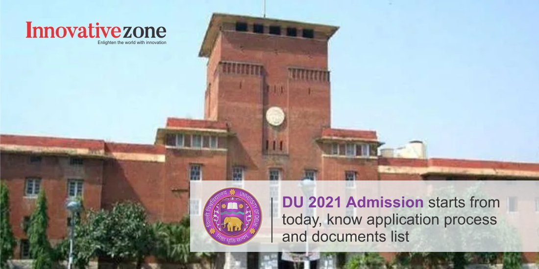 DU 2021 Admission starts from today, know application process and documents list
