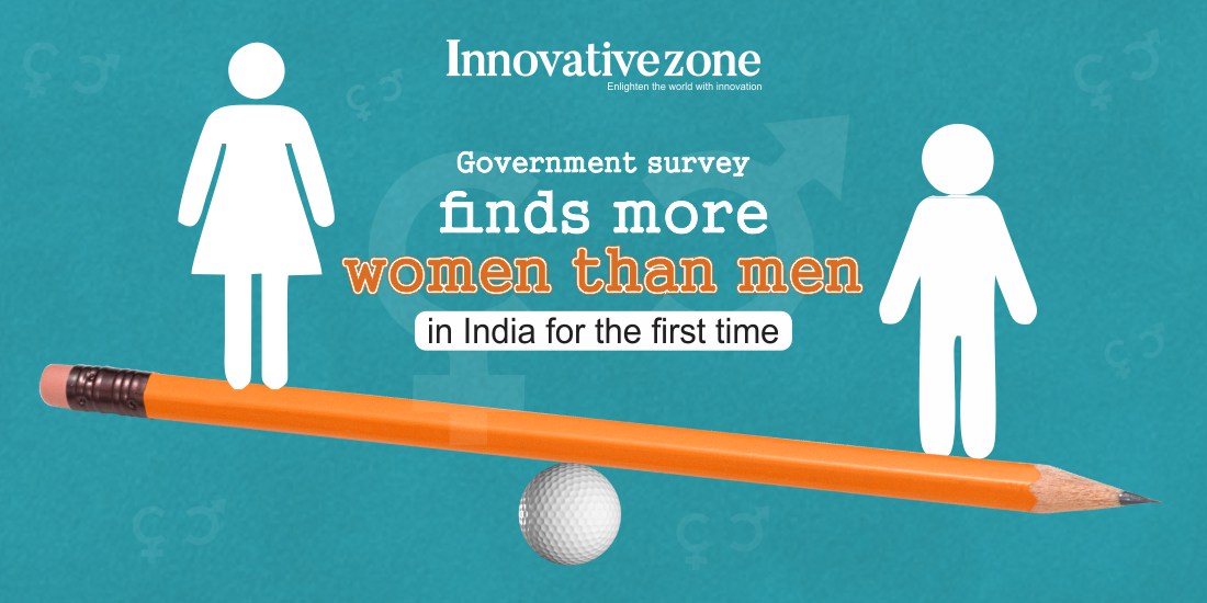 Government survey finds more women than men in India for the first time