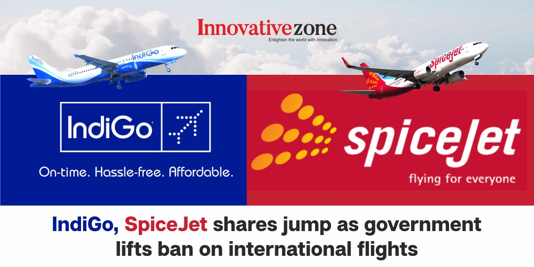 IndiGo, SpiceJet shares jump as government lifts ban on international flights