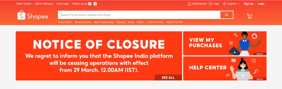 Shopee Update Today Popular e-commerce company Shopee shuts down India operations: Here’s why