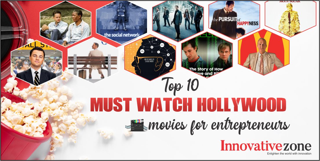 Top 10 must-watch Hollywood movies for entrepreneurs