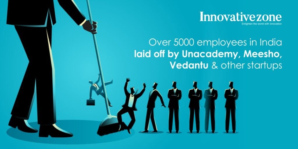 Over 5000 employees in India laid off by Unacademy, Meesho, Vedantu& other startups