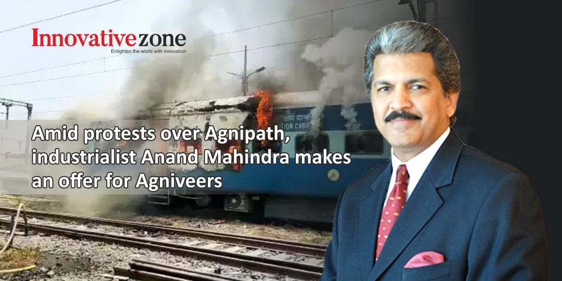 Amid protests over Agnipath, industrialist Anand Mahindra makes an offer for Agniveers