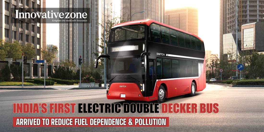 India’s first electric double-decker bus arrived to reduce fuel dependence & pollution