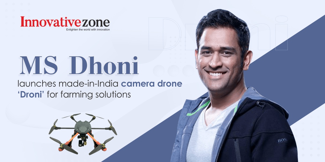 MS Dhoni launches made-in-India camera drone 'Droni'for farming solutions