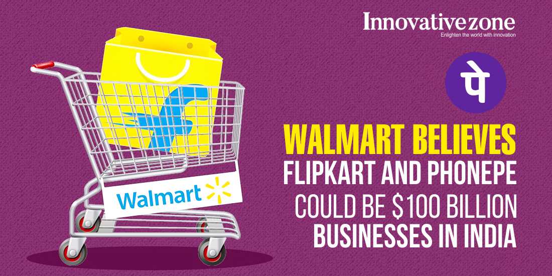 Walmart Believes Flipkart and PhonePe Could Be $100 Billion Businesses in India